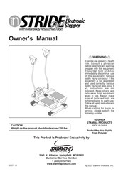 Stamina inSTRIDE Plus 40-0046A Owner's Manual