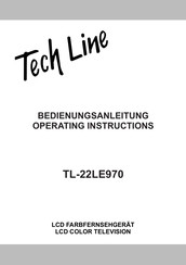 Tech Line TL-22LE970 Operating Instructions Manual