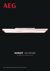 AEG DURSET AEG181280 Manual