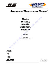 Oshkosh Corporation JLG H600SJ Service And Maintenance Manual