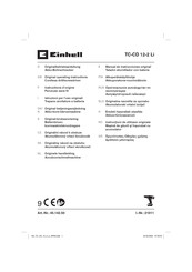 EINHELL TC-CD 12/2 Li Original Operating Instructions