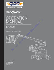 Skyjack SJ63 AJ+ Operation Manual