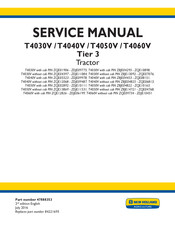 New Holland Z8JE04453 Instruction Manual