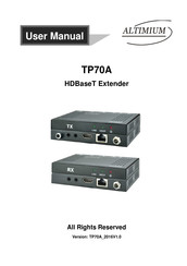 Altimium TP70A User Manual