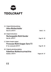 TOOLCRAFT TO-7427331 Original Instructions Manual