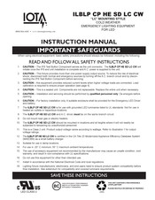 IOTA ILBLP CP05 Instruction Manual