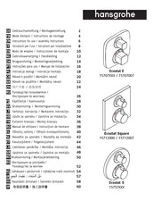 Hans Grohe Ecostat E 15707007 Instructions For Use/Assembly Instructions