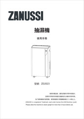 Zanussi ZD2023 User Manual