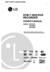 LG RHT299H Owner's Manual