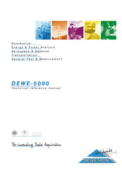 Dewetron DEWE-5000 Technical Reference Manual