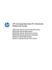 HP 6200 Pro Series Microtower Hardware Reference Manual