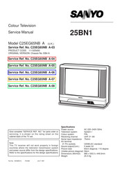 Sanyo C25EG65NB Service Manual