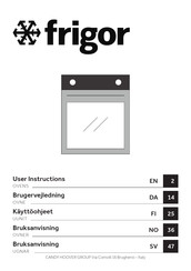 Frigor OVL65S1 User Instructions