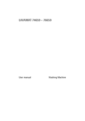 Electrolux LAVAMAT 74659 User Manual