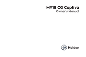 HOLDEN CG Captiva 2018 Owner's Manual