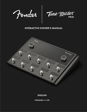 Fender Tone Master PRO Owner's Manual
