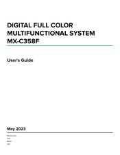 Sharp MX-C358F User Manual