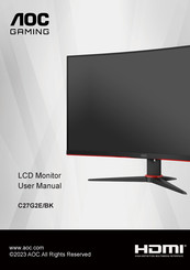 AOC C27G2E/BK User Manual