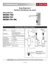 Delta DESD-751-BL Manual