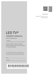 LG 55QNED80SQA.ATC Owner's Manual