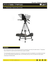 Ikan PT4700-TRIPOD Quick Start Manual