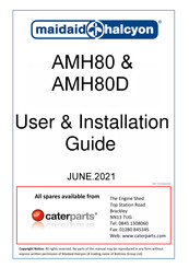 Maidaid Halcyon AMH80D User's Installation Manual