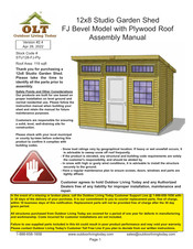 OLT STU128-FJ-Ply Assembly Manual