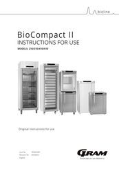 Gram bioline BioCompact II 310 Instructions For Use Manual