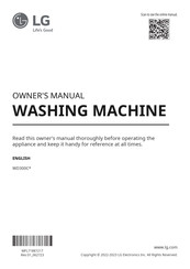 LG WD300C Series Owner's Manual