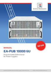 Elektro-Automatik EA-PUB 10000 6U Manual