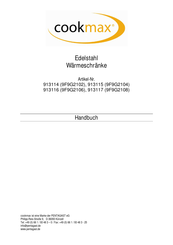 CookMax 913114 Manual