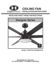 HOMEnhancements Designer SUN672D XX6MB Installation Instructions Manual