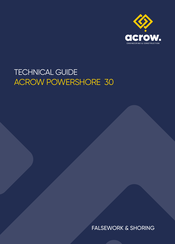 Acrow POWERSHORE 30 Technical Manual