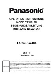 Panasonic TX-24LSW484 Operating Instructions Manual