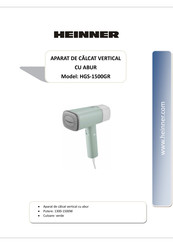 Heinner HGS-1500GR Manual