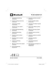 EINHELL TC-AC 420/50/10 V Original Operating Instructions