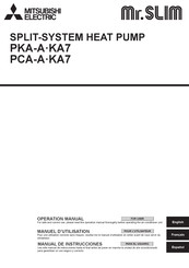 Mitsubishi Electric PCA-A KA7 Series Operation Manual