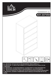 HOMCOM 831-337V04 Manual