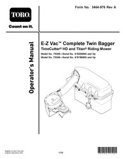 Toro E-Z Vac 79346 Operator's Manual