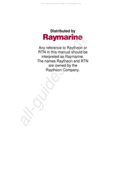 Raymarine R20 Manual