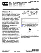 Toro Super Recycler 21566T Operator's Manual