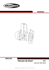 SHOWTEC Parcan 36 Short V1 Manual