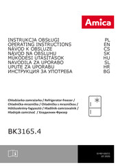 Amica BK3165 4 Series Operating Instructions Manual