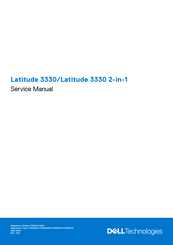 Dell Latitude 3330 2-in-1 Service Manual