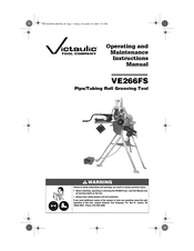 Victaulic VE266FS Operating And Maintenance Instruction Manual