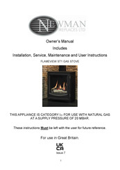 Newman FLAMEVIEW ST1 Owner's Manual