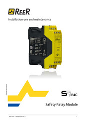 Reer SR E4C Installation, Use And Maintenance Manual