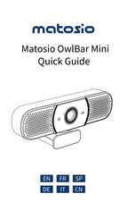 Matosio OwlBar Mini Quick Manual