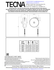 TECNA 9203 Instruction Manual
