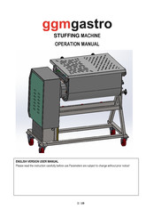 GGMgastro FMH100 Operation Manual